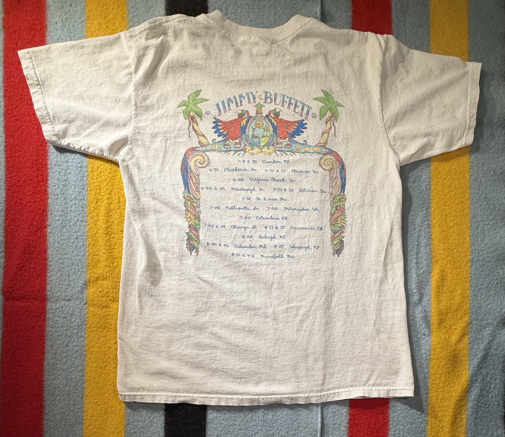 Vintage Jimmy Buffet concert shirt