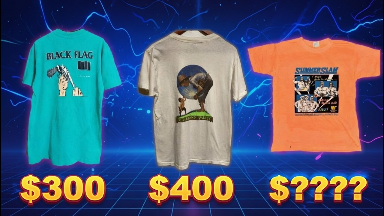 Notable Vintage T-Shirts Sold for Under $1000 on eBay