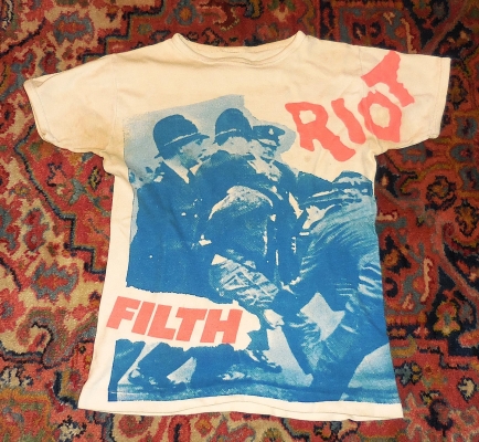 VINTAGE RIOT FILTH SHIRT BY VIVIENNE WESTWOOD 1977 - BOY BLACKMAIL