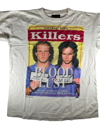 Vintage 1994 Natural Born Killers Blood Lust Artimonde Tag T Shirt SZ XL