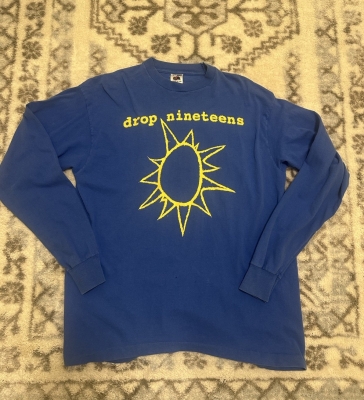Vintage 1993 Drop Nineteens Superfeed Longsleeve T-Shirt Large