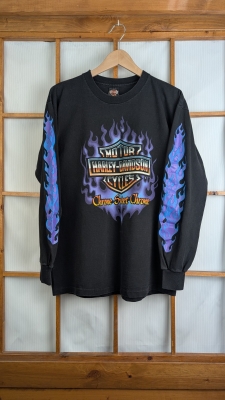 Vintage Harley-Davidson Chrome Sweet Chrome Longsleeve Single Stitch Tee Sz L