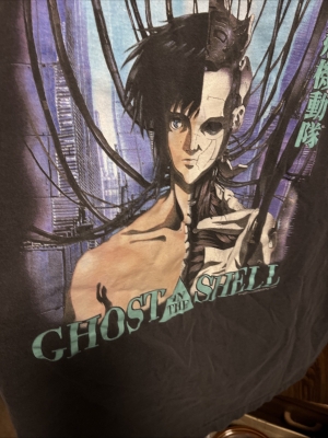 Vintage Ghost In The Shell Anime T-shirt XL