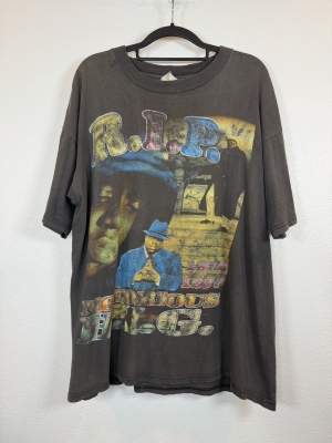 VINTAGE NOTORIOUS BIG LIFE AFTER DEATH XL SHIRT RAP TEE SHIRT MEMORIAL