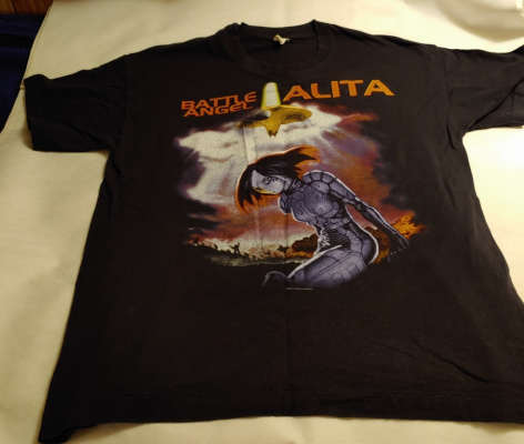 Vintage Battle Angel Alita Gunnm Anime T-shirt XL