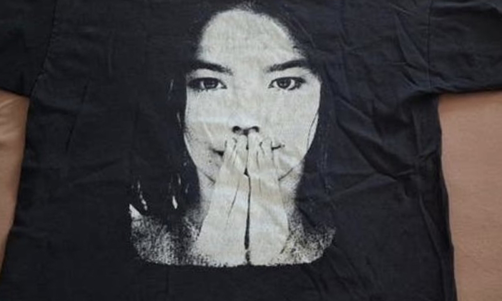 Highest-Selling Vintage Bjork t-shirts on eBay