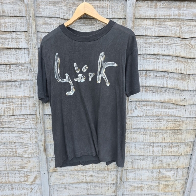 Vintage 90s Björk Human Behavior Single Stitch Band T-shirt.