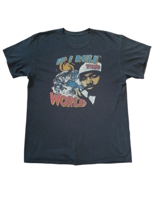NAS If I Rule The World Rap Tee T-Shirt Size Large 21x28