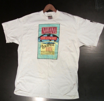 Vintage Nirvana The Concert Against Hate T-Shirt EXTREMELY RARE 1992