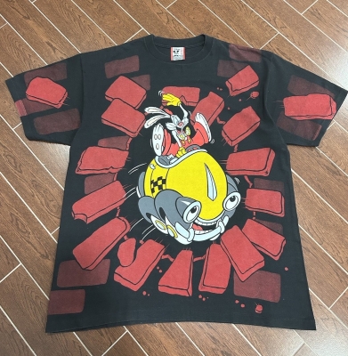 Vintage Disney Who Framed Roger Rabbit Car Toon Spin OSFA Disneyland Shirt
