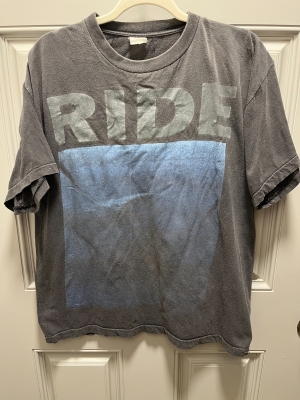 Vintage 1990 RIDE Nowhere Shoegaze Band Album Cover L Single Stitch T-Shirt