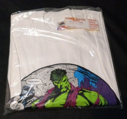 VINTAGE HULK DALE KEOWN MT331 T-SHIRT COMIC IMAGES XL 1991 SEALED NEW