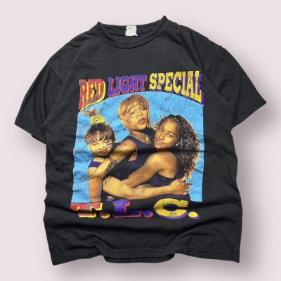 Vintage TLC Graphic Rap Tee Hip Hop Shirt 90s Size XL