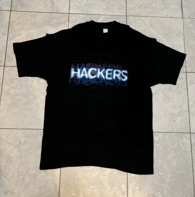 Vintage 90s Hackers Angelina Jolie Movie T Shirt