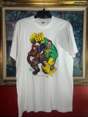 Vintage 1993 Marvel Spidey/Sandman by Comic Images T-Shirt