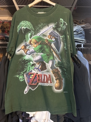 Vintage 1998 Legend Of Zelda Ocarina Of Time Nintendo T shirt Vintage vtg Tultex