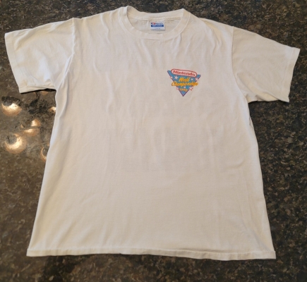 Vintage 1990 Nintendo World Championships Semi-Finalist T-Shirt Mario Rare Vintage Game