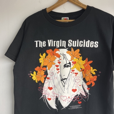 Vintage The VIRGIN SUICIDES movie promo Tee Medium Air Sofia Coppola 2000