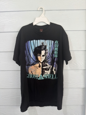 Vintage 1995 Ghost In The Shell Movie Promo Tee Featuring Motoko Kusanagi Size L