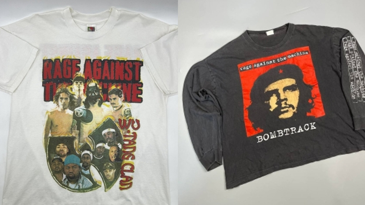 Most Expensive Vintage RATM tees sold on eBay