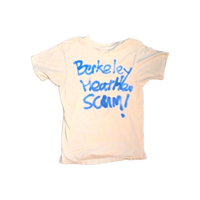 VTG 80s 90s Punk FANG stenciled BERKLEY HEATHEN SCUM TOM FLYNN shirt fang