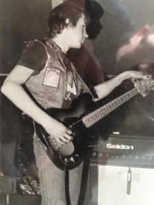 Rene's first gig with Electric Funeral April 10, 1982. 15 years old.